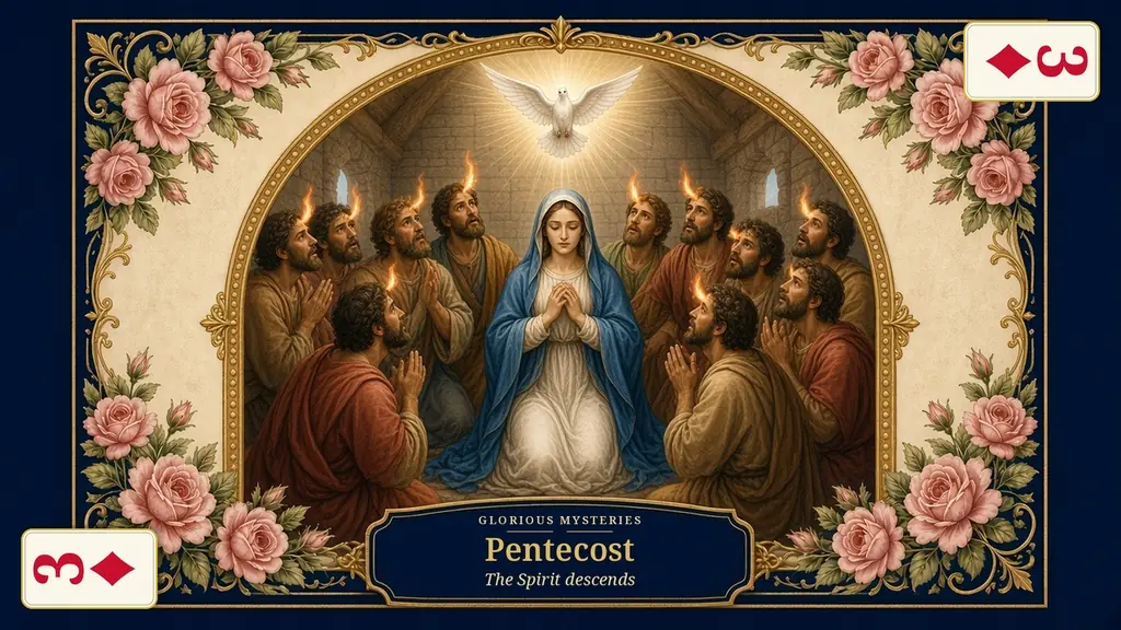 The Descent of the Holy Spirit card