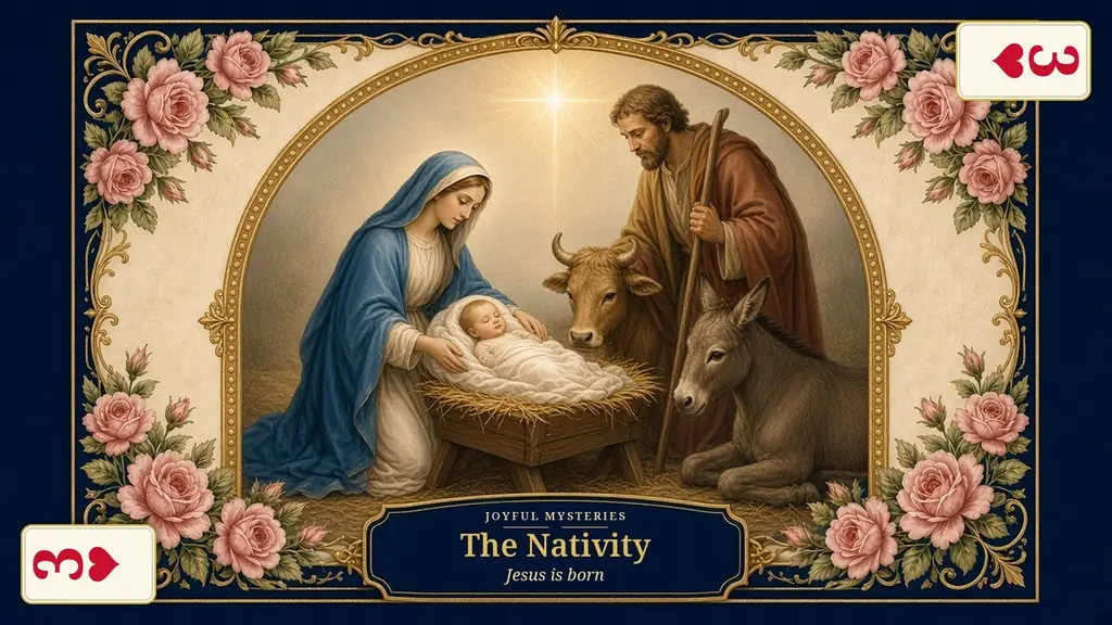 The Nativity card