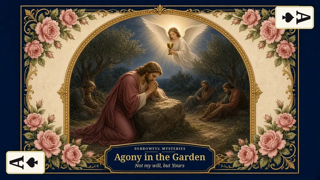 The Agony in the Garden card